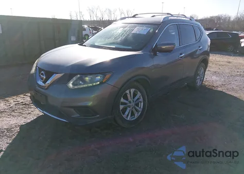 2015 Nissan Rogue Sv z USA, uszkodzony, nr VIN KNMAT2MV8FP500453
